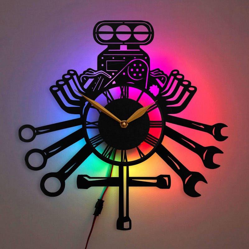 Car Engine Alarm Clock - Etsy