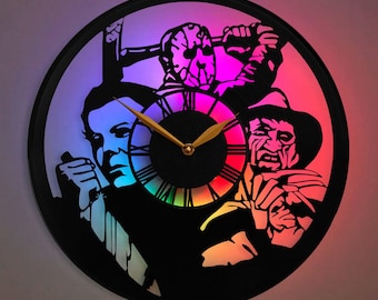 Horror Movie Wall Clock