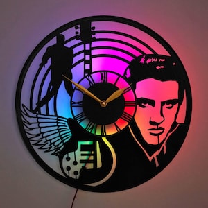 Elvis Clock, Presley Gift Decor