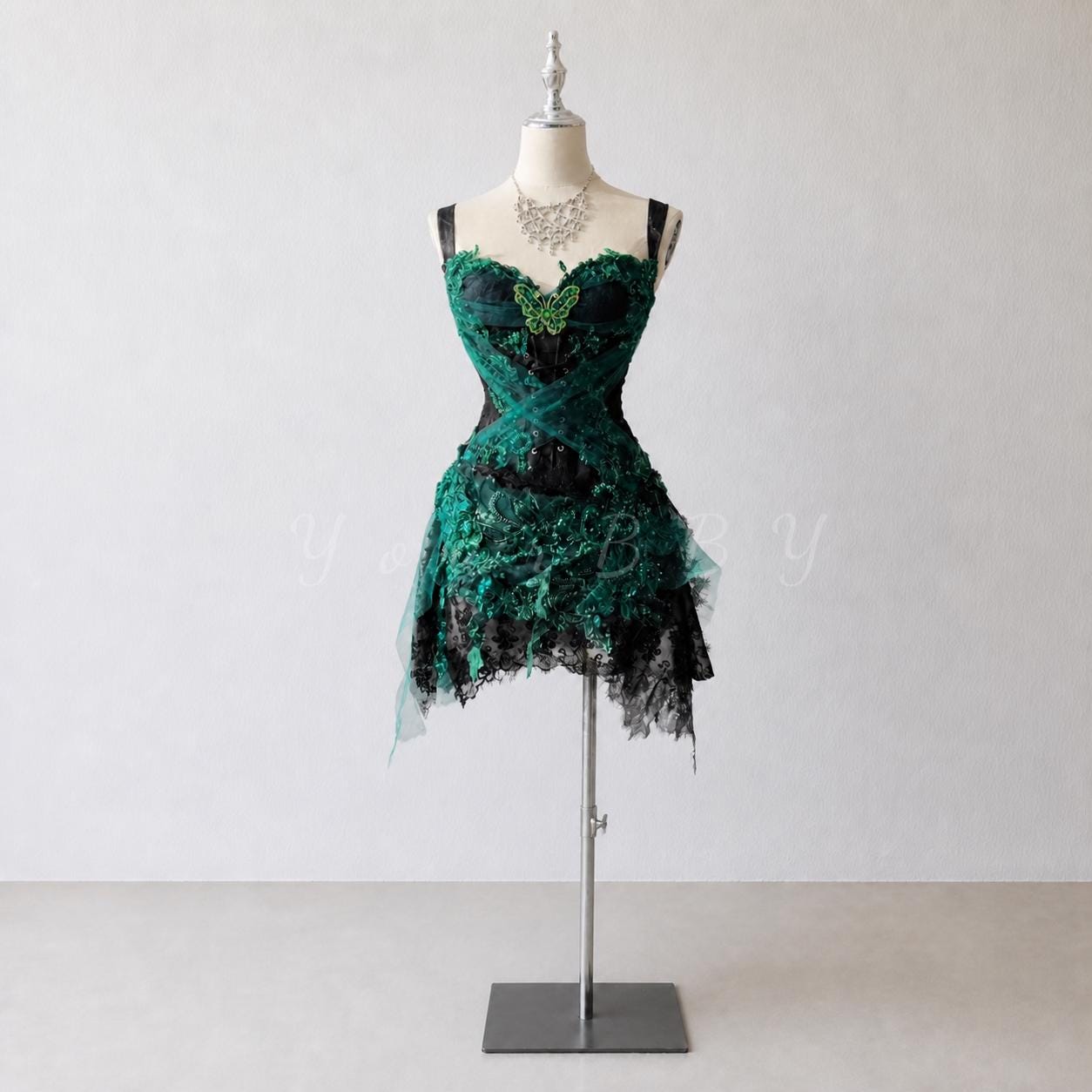 green grunge dress Fairy Fairy grunge aesthetic outfits