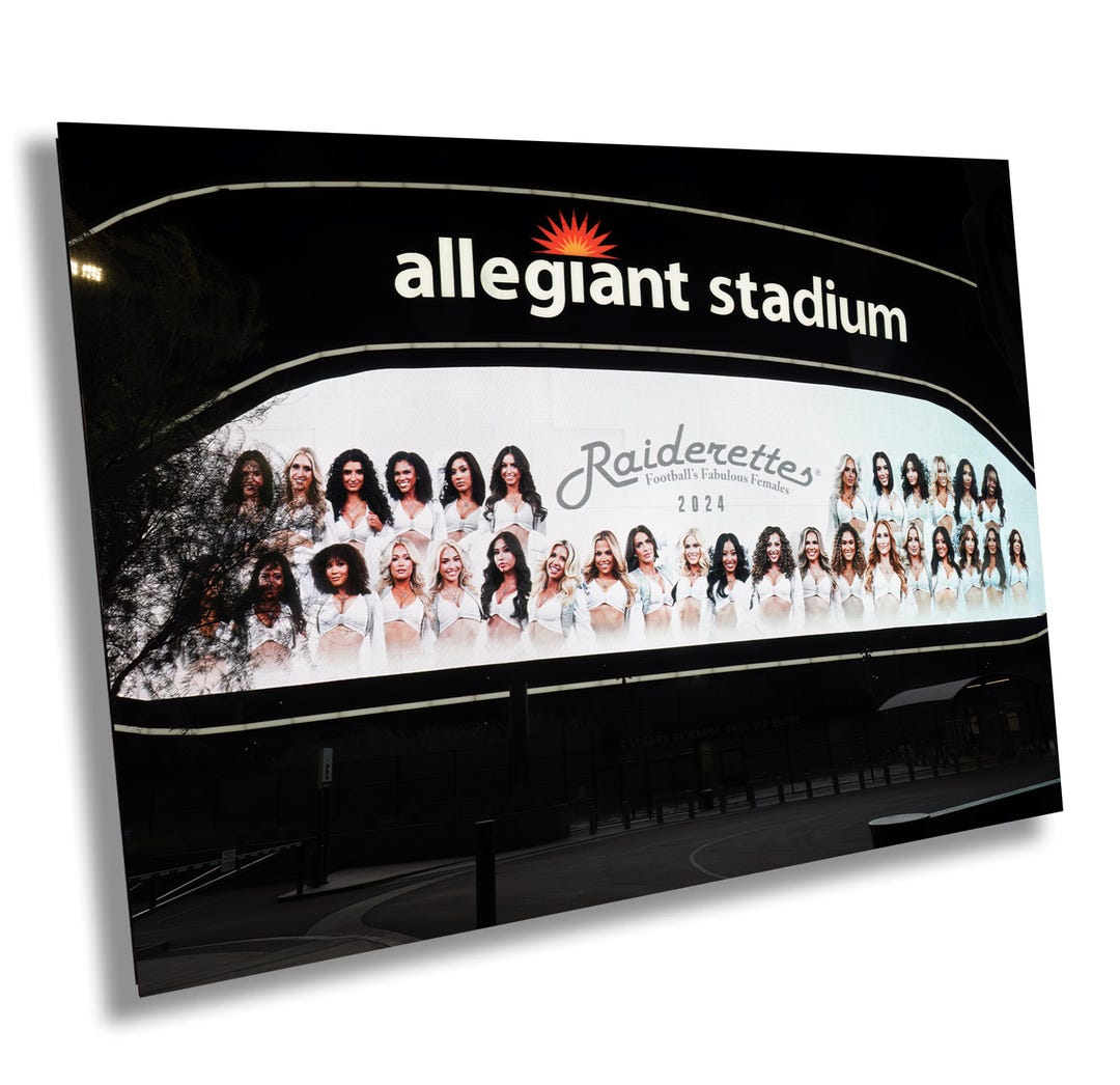 Poster Allegiant Stadium Las Vegas Raiders - Fan Art Mancave - Impression 2022