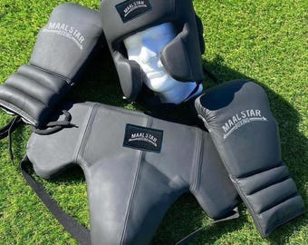 Handmade Boxing Whole Kit Maalstar Made in Cowhide Leather Pure Black | Personalise Your Name | Gift to him, Gift for him |