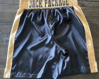 Customized, Personalized Boxing shorts for kids and adult with any name, Christmas Gift, Gift for him, Gift for Baby.