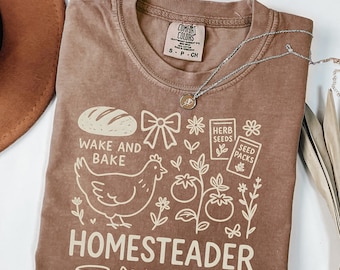 Homesteader Png | Doodle Style Homestead Mama digital download | Chicken Lover PNG | Farmer's Market Design | Farm life png