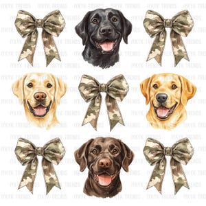 Hunting Lab Camo Bows png | Labrador Hunting Dog PNG | Hunting Dog Sublimation png | Duck Hunting PNG | Coquette Camo png | Hunting Girl tee