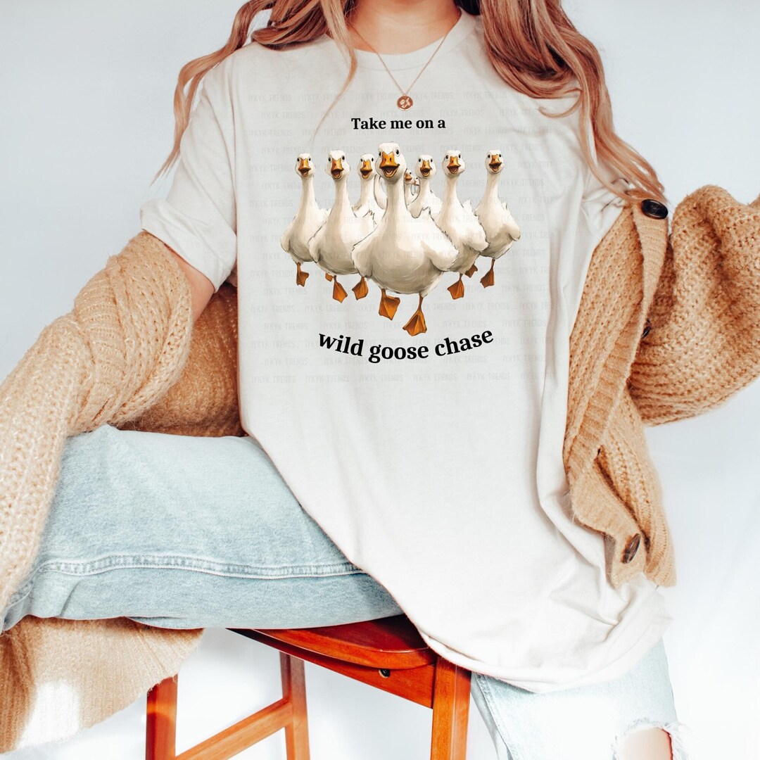Wild Goose Chase PNG | Trendy Goose Png | Silly Goose Png | Quirky Png ...