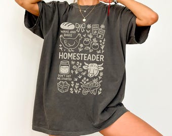 Homesteader Png | Doodle Style Homestead Mama digital download | Chicken Lover PNG | Farmer's Market Design | Farm life png