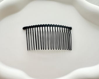 Black Metal Comb,Metal Veil Comb,Diy Hair Combs,Hair Decoration,Bridal Hair Combs,Hair Accessories,Wedding Hair Combs,Bridal Accessories