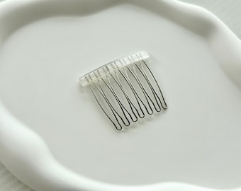 Diy Hair Combs,Metal Veil Comb,Curved Comb,Silver Metal Comb,Hair Jewelry,Wedding Hair Combs,Hair Accessories,Hair Comb Findings,Veil Comb