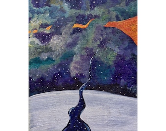 Poster Cosmic Satin, Arte Celeste da Parete, Stampa Spaziale