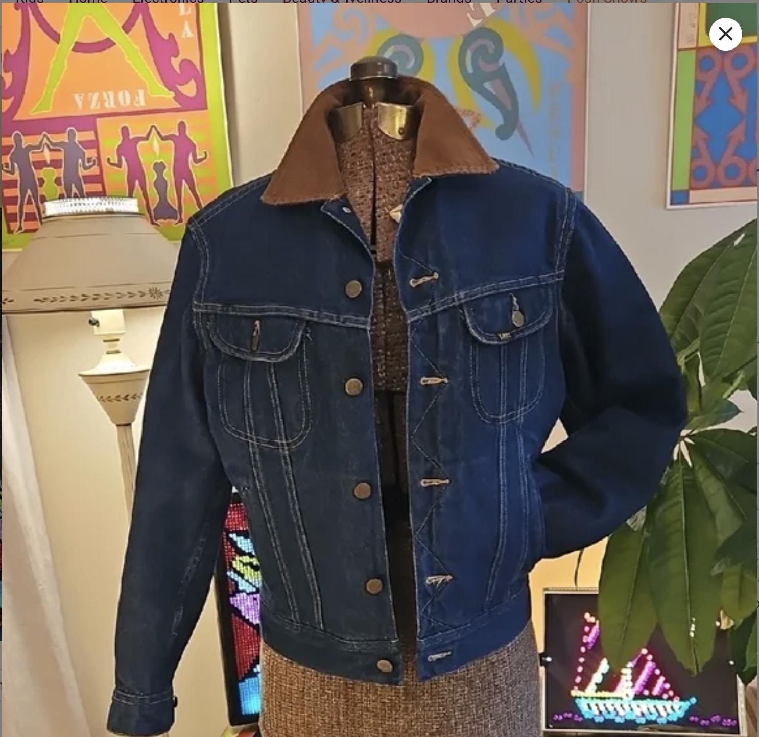 1970s Lee Brown Jacket - Etsy