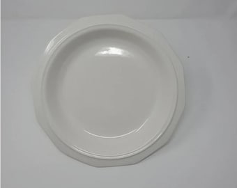 Pfaltzgraff Heritage White Ironstone Pie Plate Baking Dish Georges Briard 1962