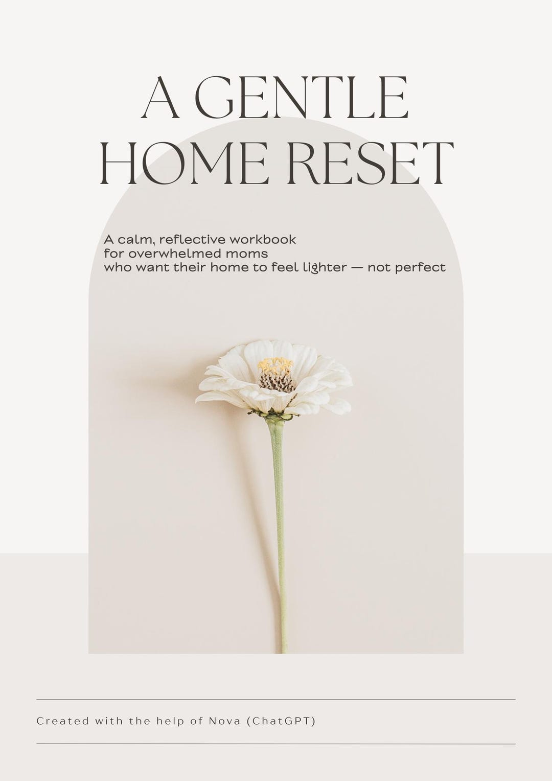 A Gentle Home Reset – Printable Workbook for Overwhelmed Moms | Calm ...