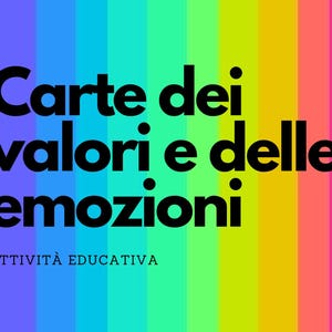 Carte dei valori e delle emozioni - attività educativa