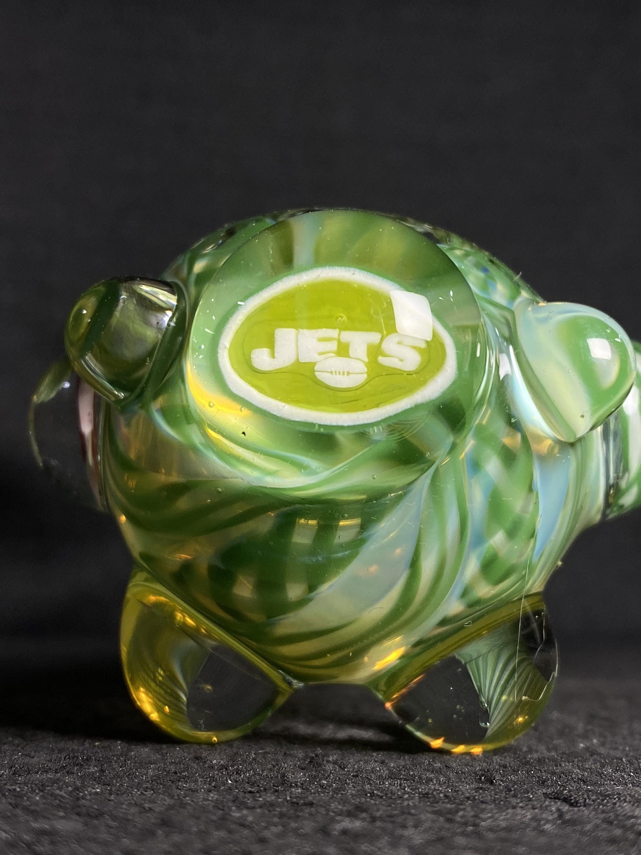 New York Jets deluxe glass pipe