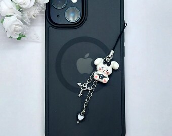 Pingente de telefone animal kawaii: acessório para mochila e bolsa
