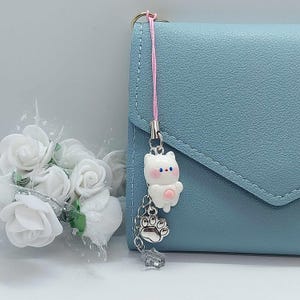 Charms for phone - Cute Kitten - Handmade - Accessory - Cute Gift - For Keys- For Bags - For Backpacks - In a Gift Box