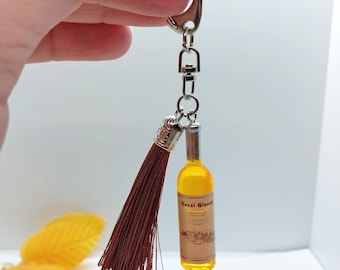 1960年代の酒瓶キーホルダー：ヴィンテージコレクターズキーリング