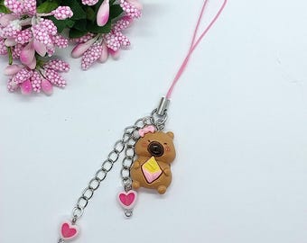 Charms for phone |  Cute Capybara - For Keys- For Bags - For Backpacks - Gifts for girls - Quantity Limited
