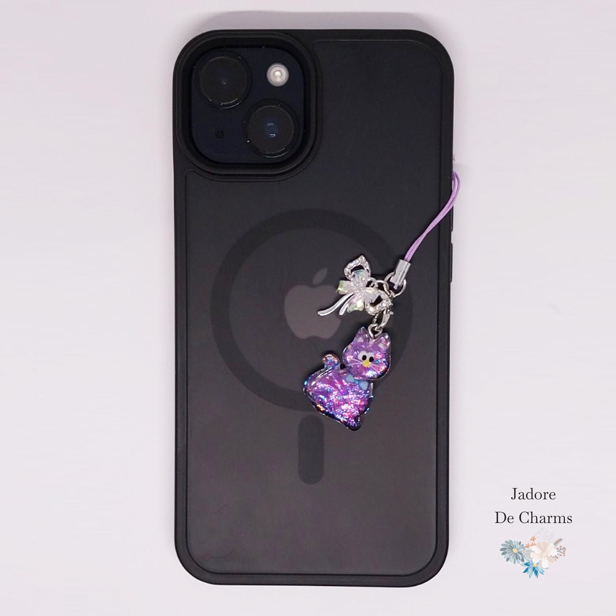 Pink Owl Phone Charm: 3D Whimsical Accessory