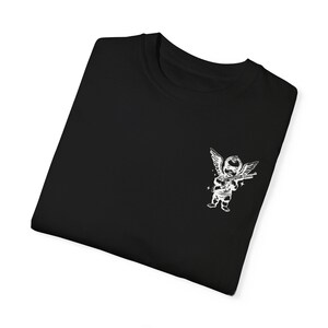 Camiseta unisex teñida "Success Struggles": camiseta gráfica motivacional, ropa urbana inspiradora imagen 10