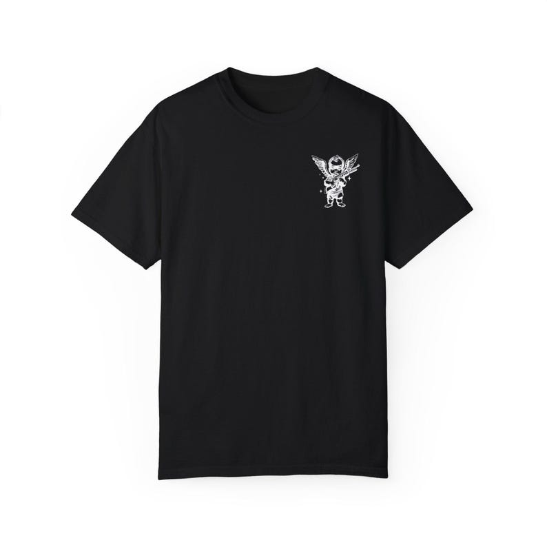 Camiseta unisex teñida "Success Struggles": camiseta gráfica motivacional, ropa urbana inspiradora imagen 9