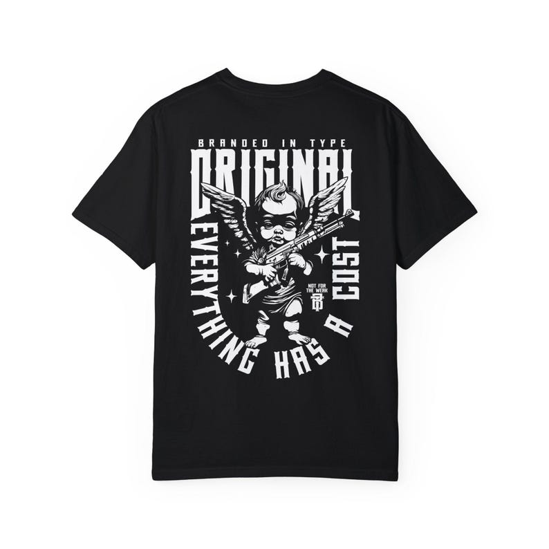 Camiseta unisex teñida "Success Struggles": camiseta gráfica motivacional, ropa urbana inspiradora imagen 8
