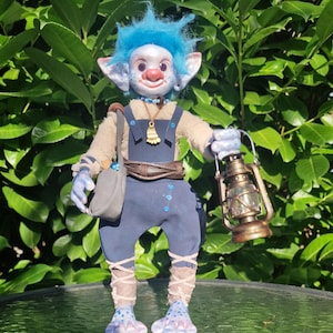 Art doll, Ooak Forest Troll Magical Creature Fantasy Creature Fairies Gift