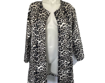 cheetah raincoat