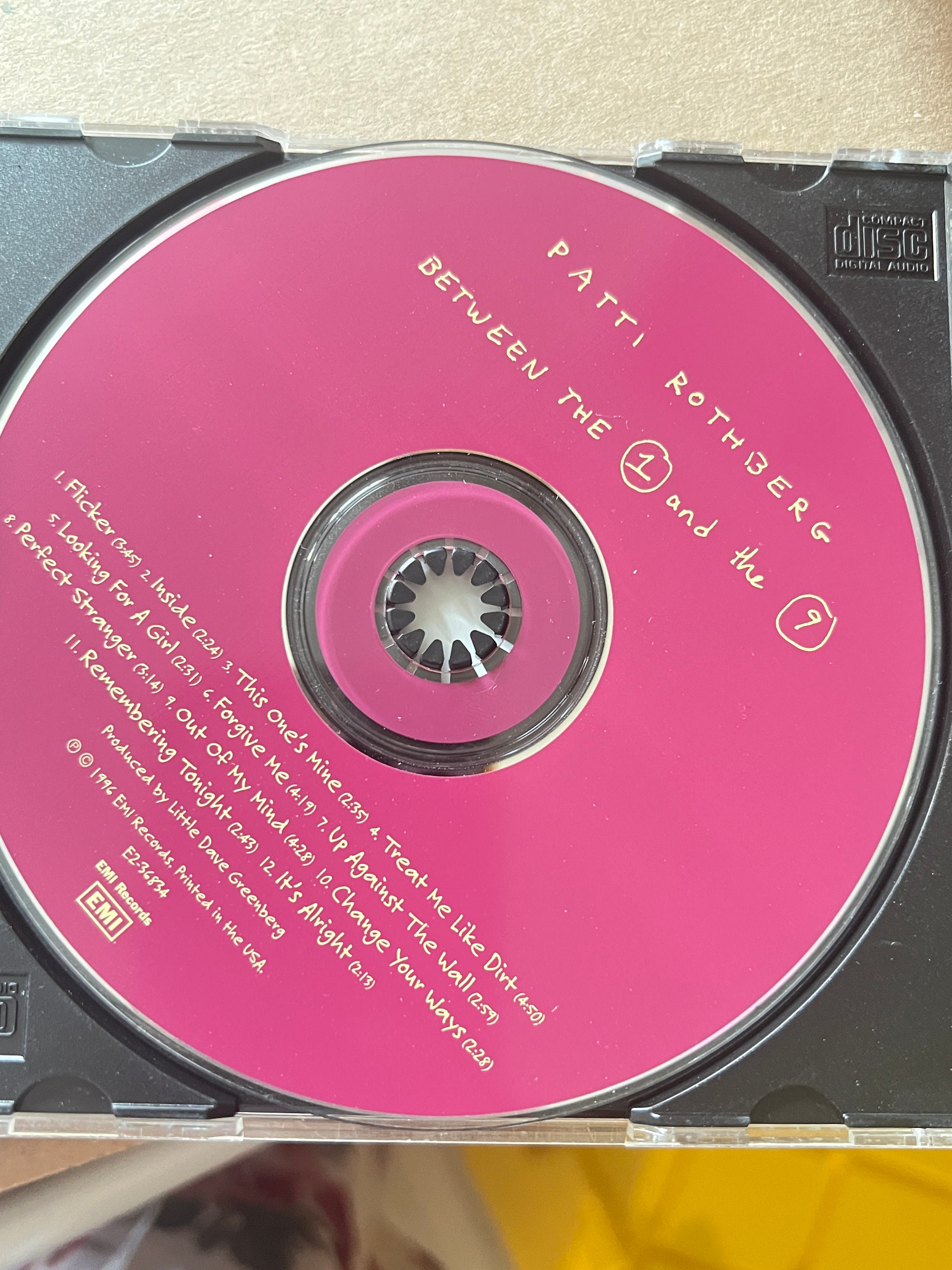 Pattti Rothberg Patti Rothberg Between the 1 and the 9 CD Music 1996 - Etsy