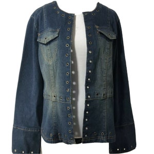 【大人気】SANDRO デニムジャケット SANDRO バイカラー デニムジャケット | ニュートラル | FARFETCH JP