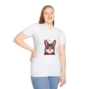 Samurai Cat T-Shirt: Japanese Feline Warrior Tee, Kawaii Kitty Apparel, Unique Pet Lover Gift