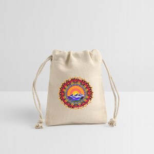 Geschenktüte: Mandala-Design, Geschenk für Yoga-Liebhaber, Tasche zur kulturellen Wertschätzung, Tragetasche für spirituelle Kunst, Yoga-Tragetasche, Geschenk für Yoga-Liebhaber oder Meditation.