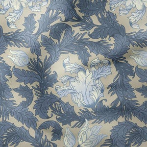 William Morris Collection - Wreathed Flowers and Leaves, Upholstery fabric by the yard, furniture , sofa, chiar, curtain ,cushion, bench