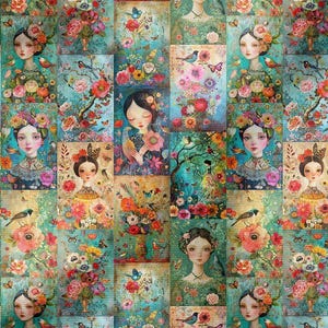 Tessuto floreale vintage, tessuto per tappezzeria in microfibra tagliato su misura, mobili, divani, sedie, panche, divani, tovaglie, tende