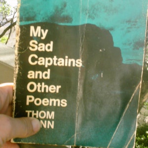 My Sad Captains and other Poems by Thom Gunn- paper back