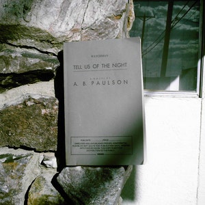 Watchman Tell Us of the Night by A. B. Paulson paperback proof image 1