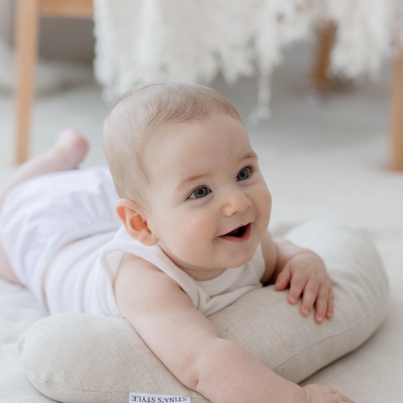 Tummy Time Support Aid for Newborns, Baby Support Cushion | Handmade Australia Gift image 15