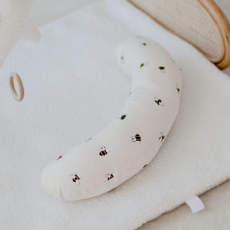 Tummy Time Support Aid for Newborns, Baby Support Cushion | Handmade Australia Gift Natural Bee
