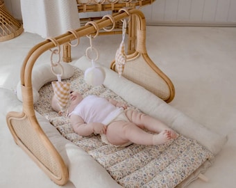 Rattan Baby Play Gym | Natural Bunny