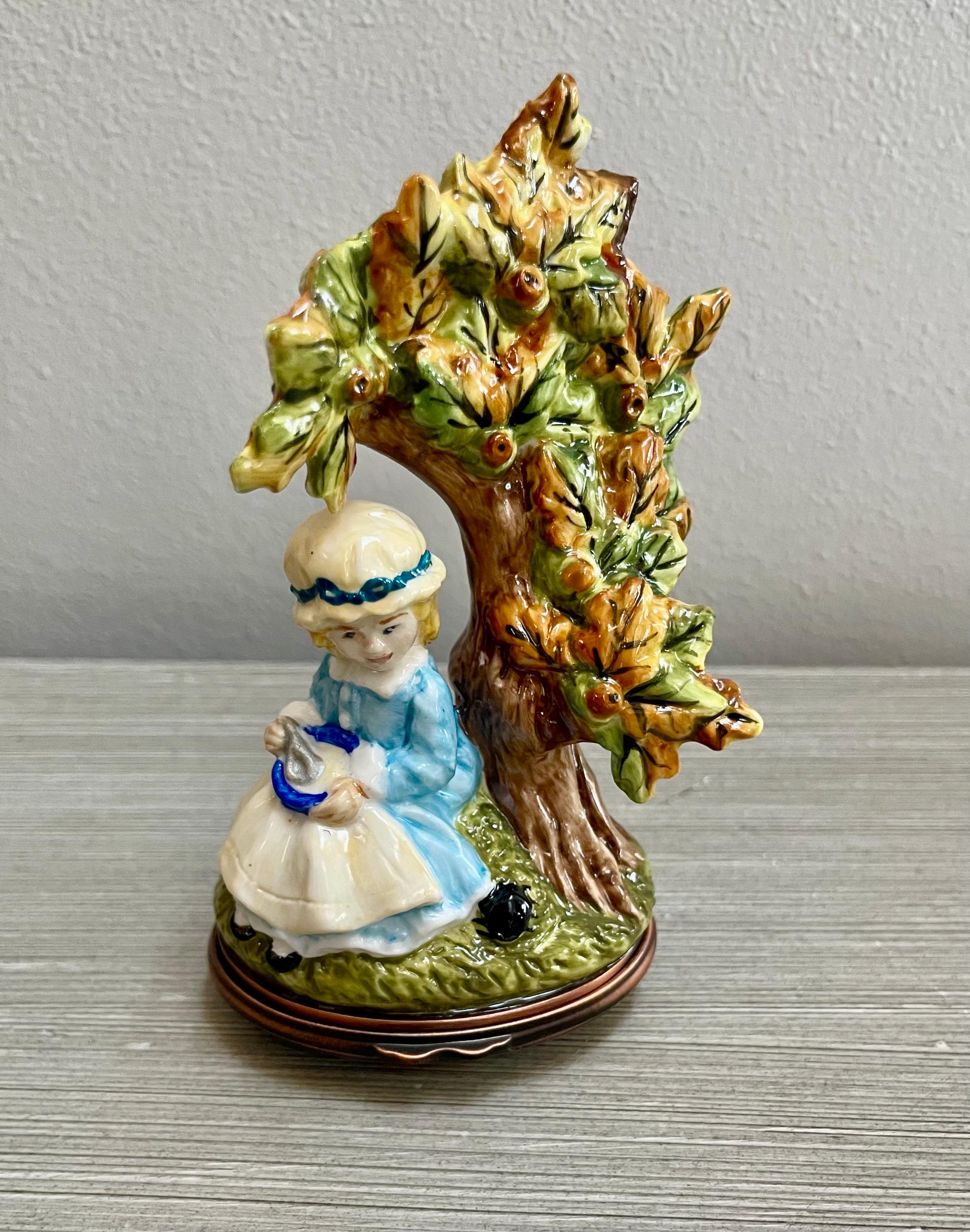 Halcyon Days Enamels Bonbonnieres Collection Little Miss Muffet