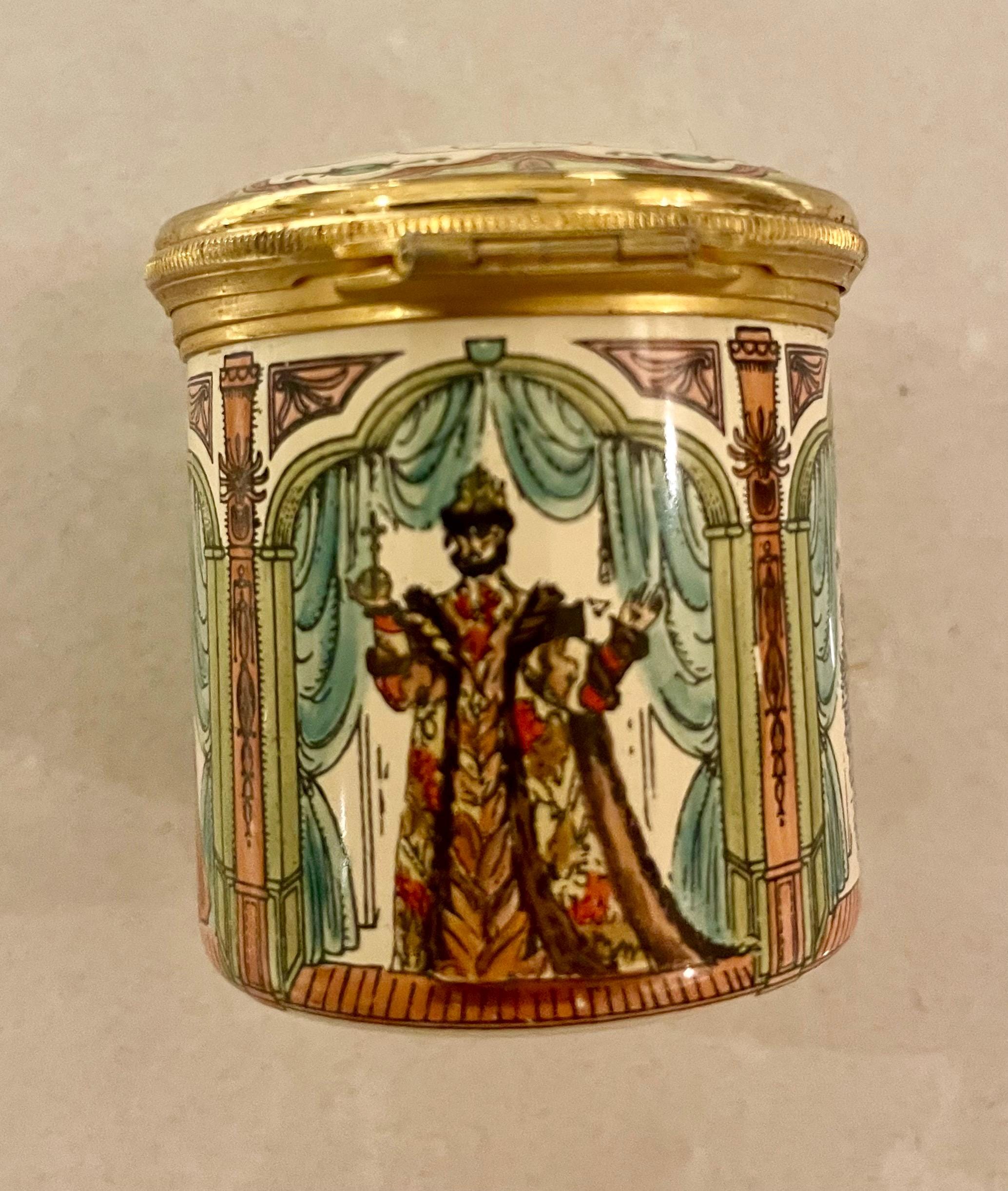 Opera Trinkets Halcyon Days Enamels Bilston English National Opera Trinket Box 50 Year ...