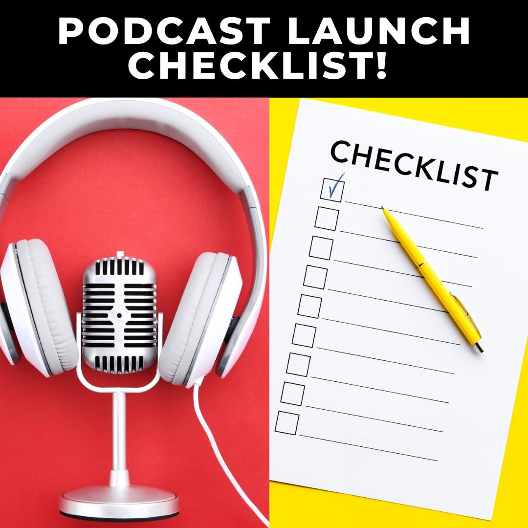 CHECKLIST BUNDLE: Podcast Launch Checklist Resource Library 7 Day ...