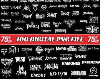 Metal Band Design Bundle: DTF Sublimation & POD Graphics (Digital Download)