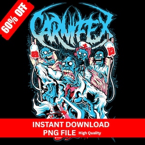 Heavy metal Band T-shirt Designs PNG Digital Download 300DPI REGULATION Sublimation