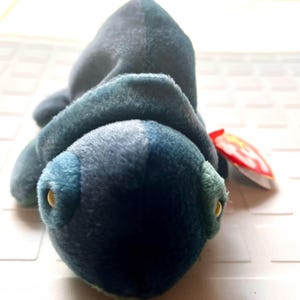 ULTRA RARE RAINBOW Beanie Baby with Iggy Fabric