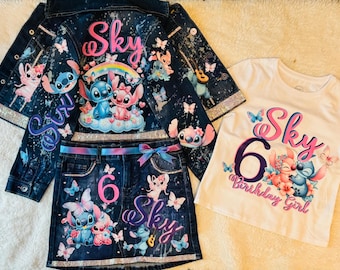 Traje personalizado de ángel y puntada