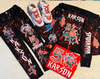 Custom Spidey Birthday Outfit