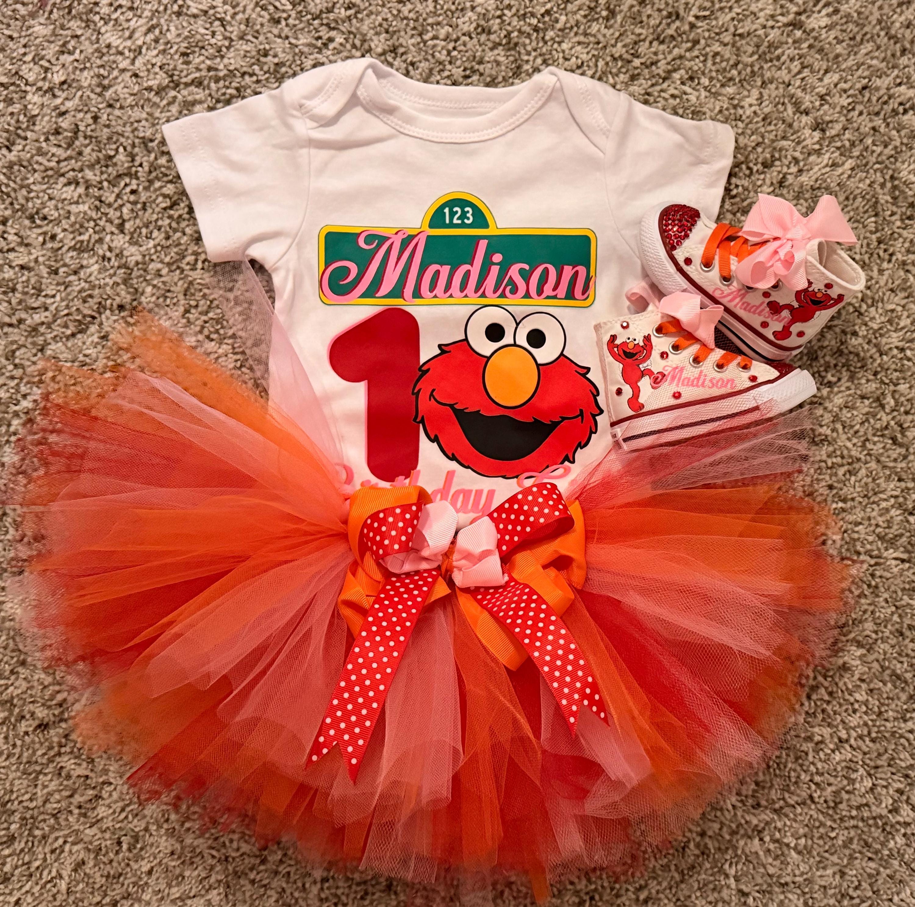 elmo birthday dress 2t Outfit 90s Blue Denim Dress 1-2yrs Color:MAHOGANY As production on your