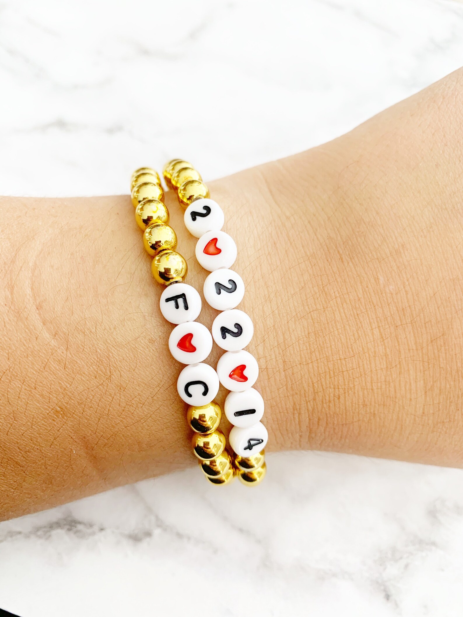 Number Bracelet. Personalized Bracelet. Custom Date Bracelet. Etsy.de